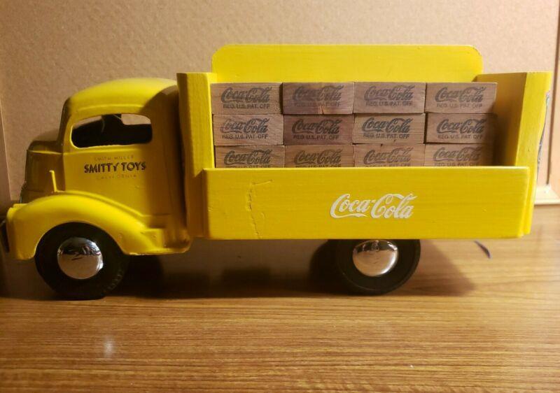 Vintage Rare Smith & Miller Coca Cola toy pickup truck- Great Shape- Smitty Toys