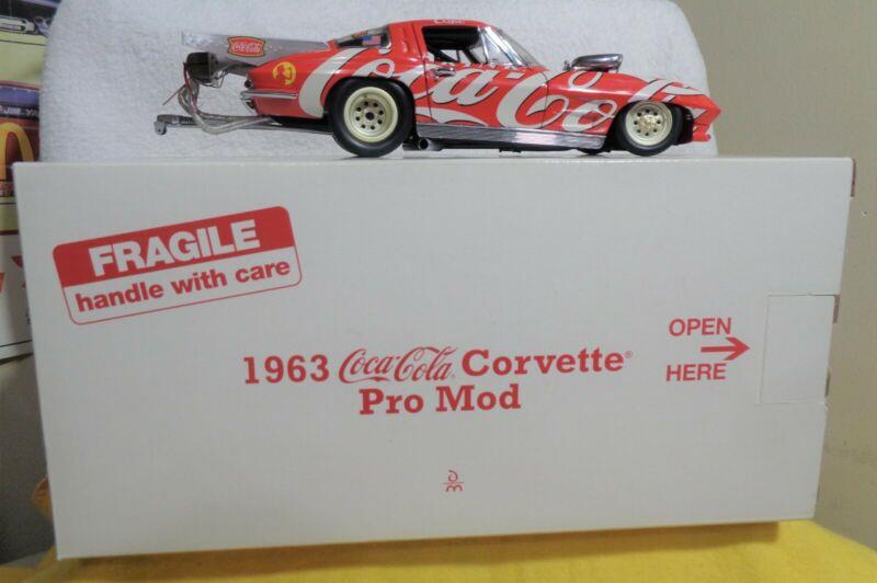 DANBURY MINT 1/24 1963 COCA-COLA CORVETTE PRO MOD DIECAST
