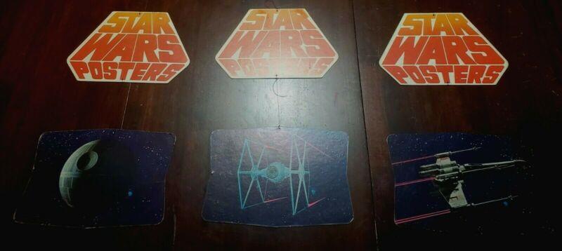 STAR WARS Coca-Cola BURGER CHEF 1978 Set of 3 MOVIE POSTER STORE DISPLAY MOBILES