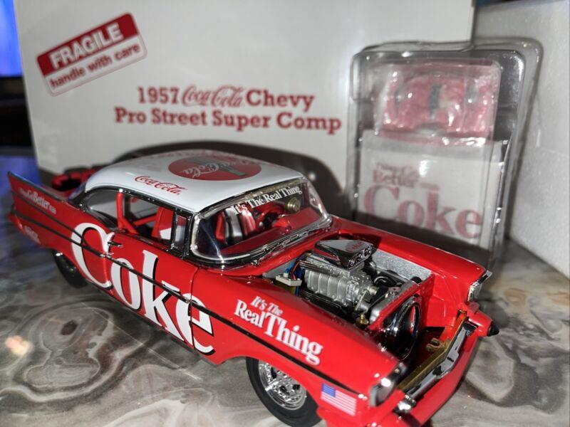 1/24 Danbury Mint 1957 Coca Cola Chevrolet Bel Air Pro Street RARE