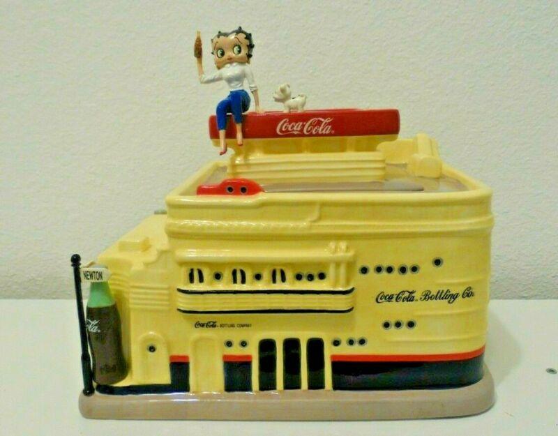 WOW RARE HUGE BETTY BOOP COCA COLA BOTTLING Co PREMIER EDITION Cookie Jar Coke