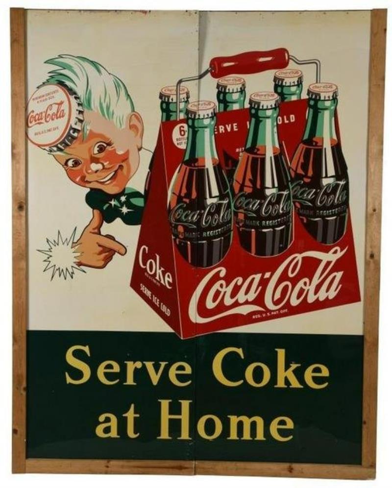 CIRCA 1954 COCA-COLA ROADSIDE BILLBOARD Value & Price Guide