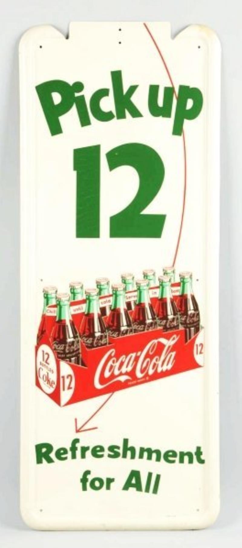 1954 Coca-Cola Rare 12-Pack Tin Pilaster