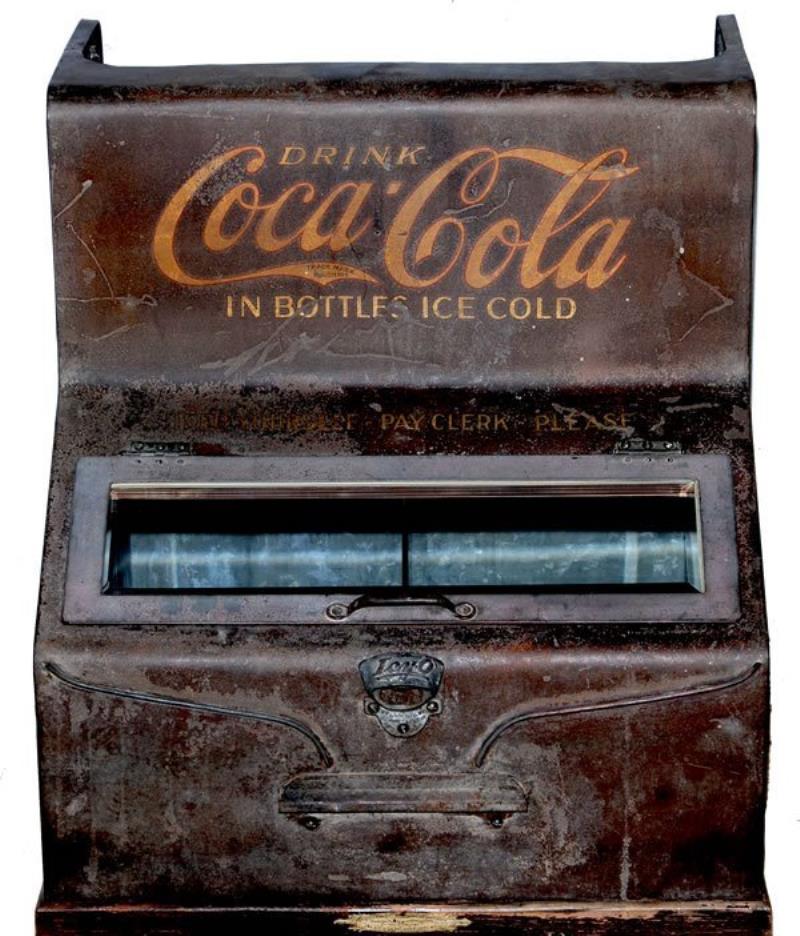 1920'S COCA-COLA ICY-O COOLER / VENDOR