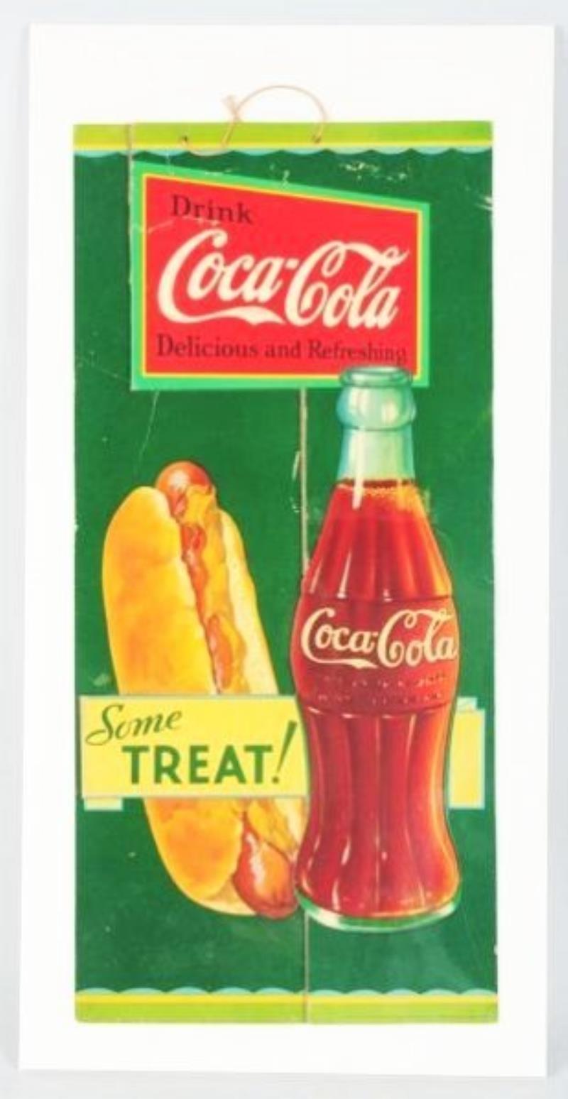 1933 Coca-Cola Dimensional Cardboard Cutout