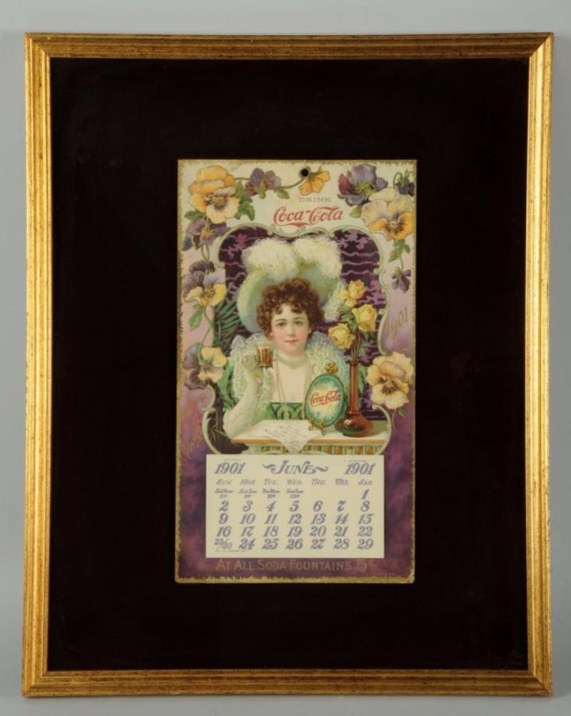 Scarce 1901 Coca-Cola Calendar.
