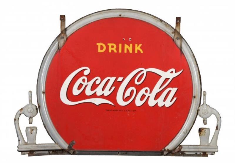 1930's Coca-Cola Porcelain Double Sided Sign Value & Price Guide