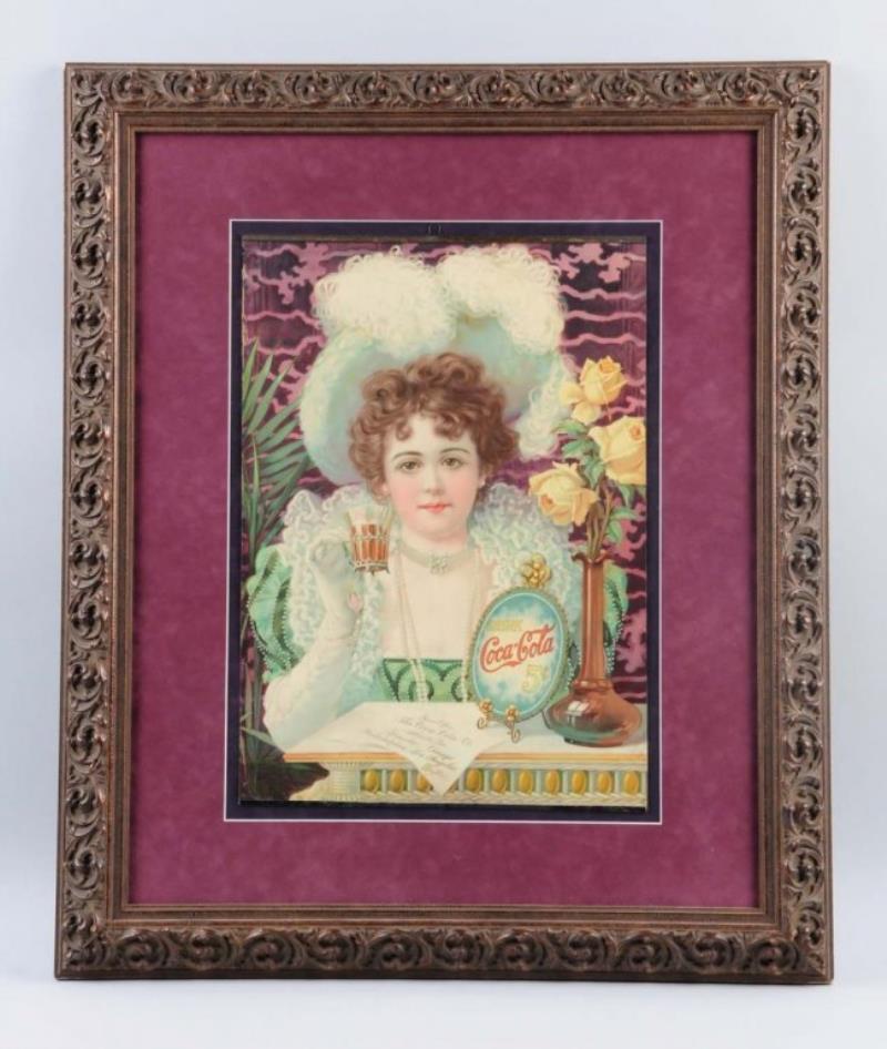 Rare 1901 Coca - Cola Paper Poster