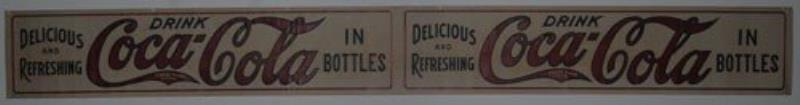 CIRCA 1914 CANVAS COCA-COLA BANNER