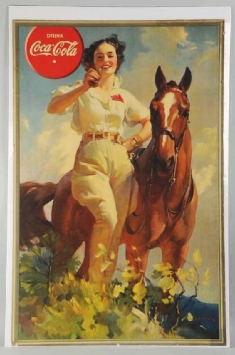 1937 Large Coca-Cola Poster