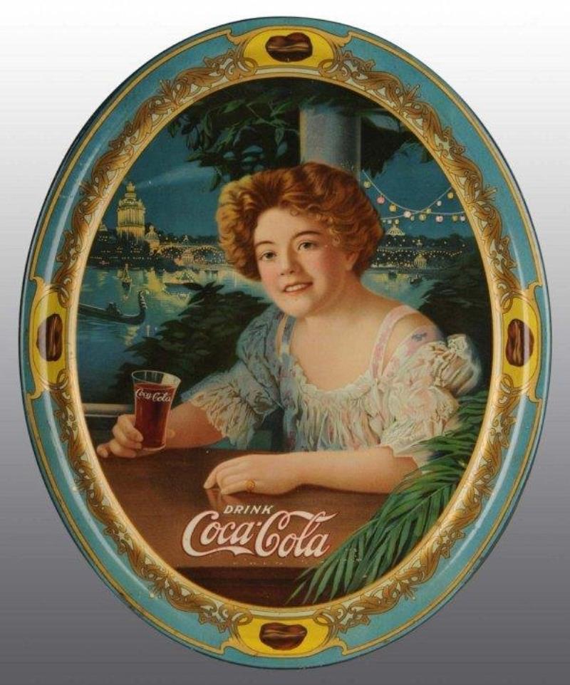 1909 Tin World's Fair Coca-Cola Serving Tray