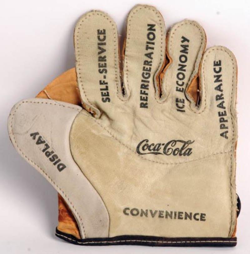 1930's Coca-Cola baseball glove (miniature)