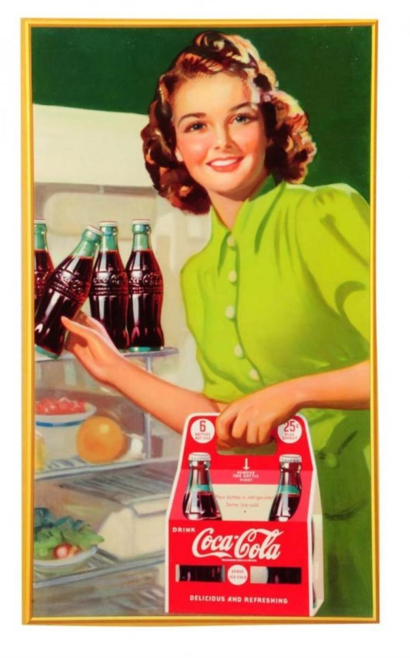 1940 Coca - Cola Small Vertical Poster