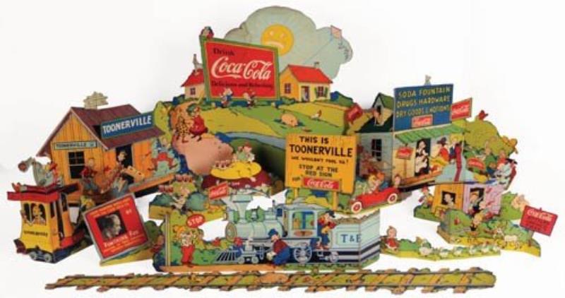 1930-31 COCA-COLA TOONERVILLE TROLLEY DISPLAY