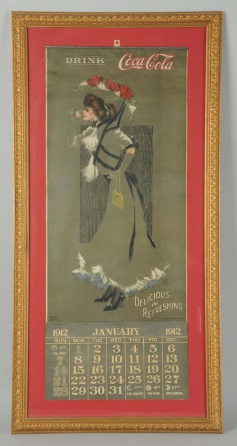1912 Coca-Cola Large Version Calendar.