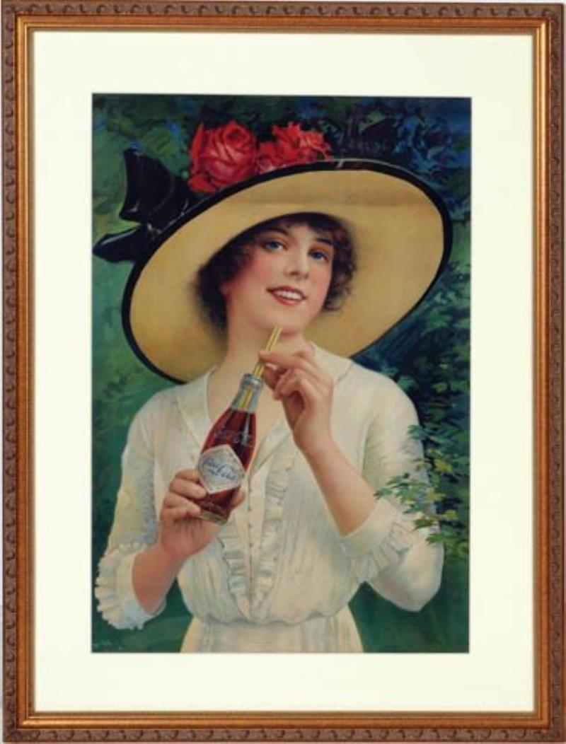 C1914 COCA-COLA PAPER SIGN