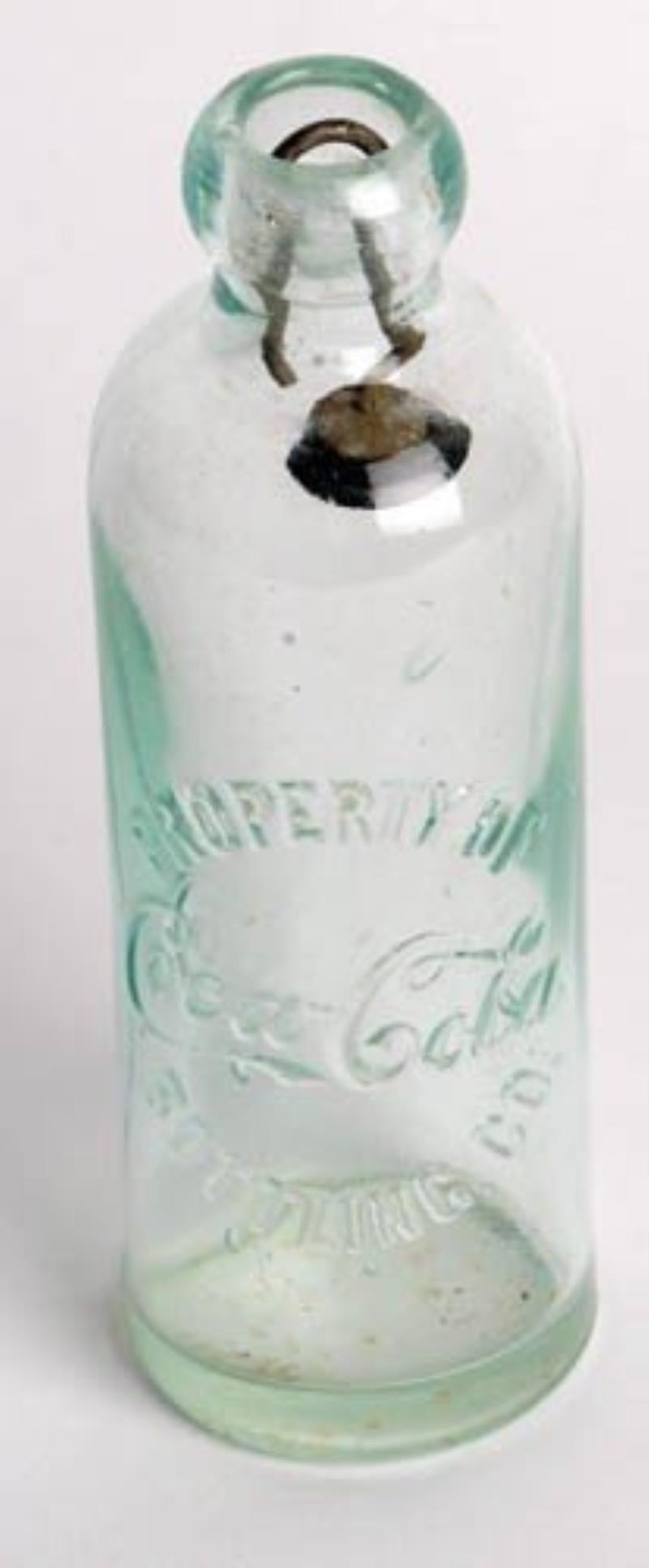 Property of Coca-Cola (script) Bottling Company, H