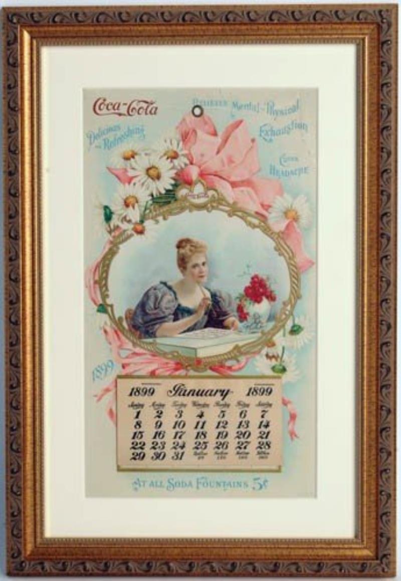 1899 Coca-Cola Hilda Clark calendar