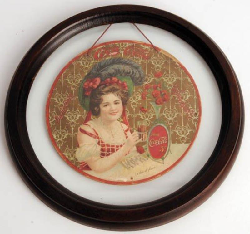 1902 Coca-Cola cardboard hanging sign