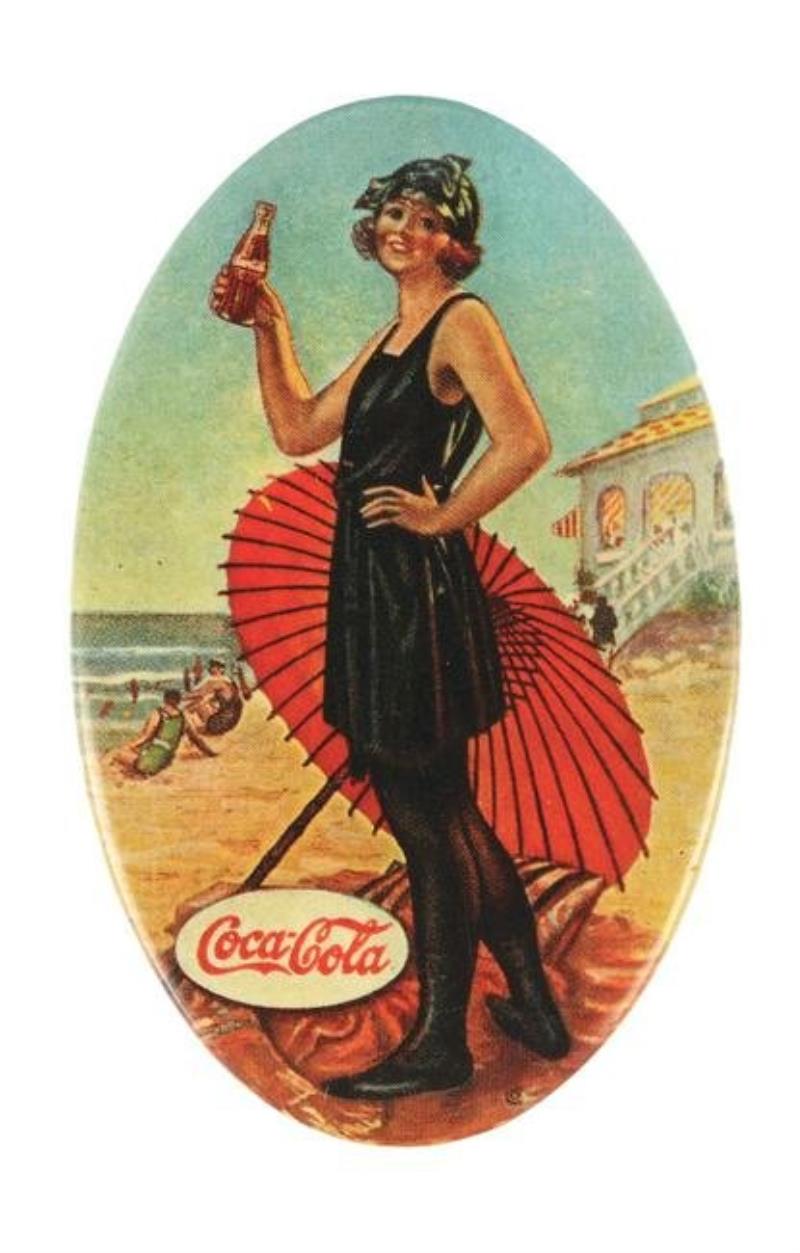 Very Scarce 1922 Coca-Cola Pocket Mirror