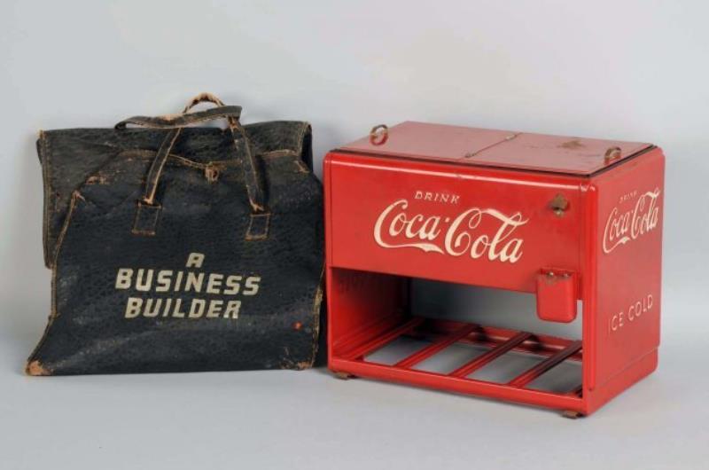 Rare Coca Cola Salesman's Sample Cooler