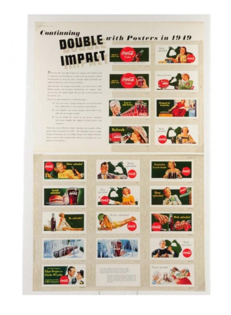 1940's Coca - Cola Original Gouache Artwork.