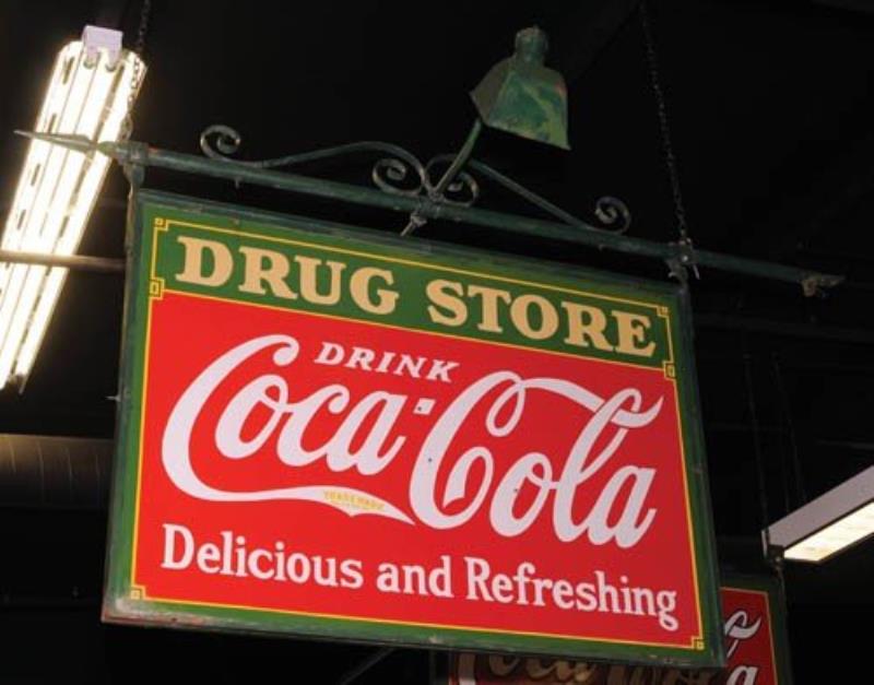 1930's Coca-Cola Large Outdoor Porcelain Sign