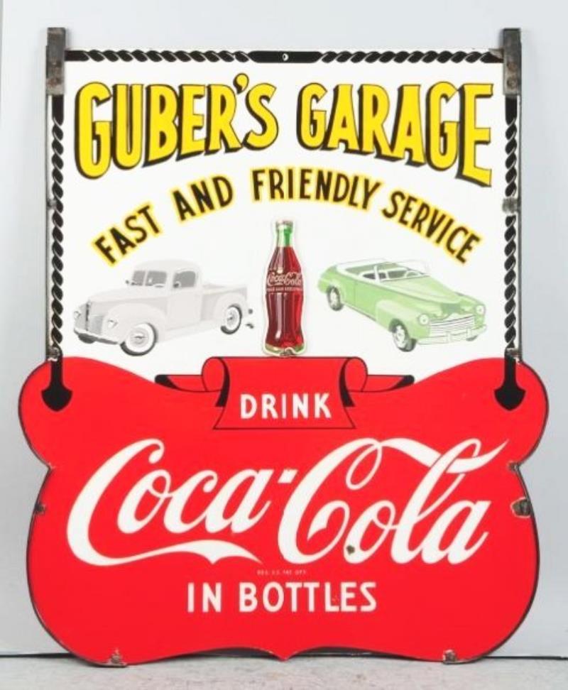 1040s Coca-Cola Two Sided Sidewalk Sign.