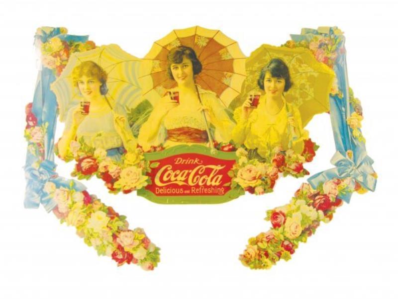 Coca Cola Umbrella Advertising Festoon, 1918