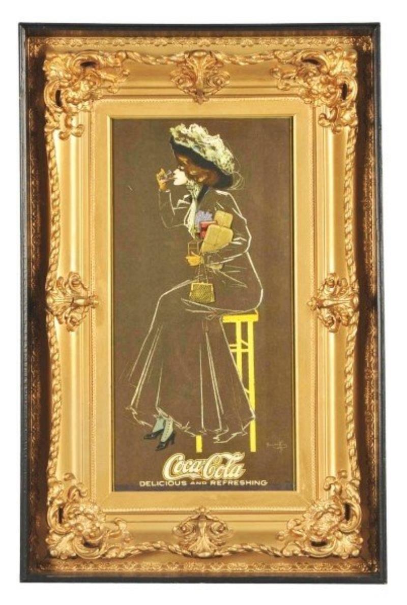 Very Rare Paper Coca-Cola Poster