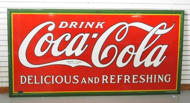 Drink Coca Cola Delicious and Refreshing sign