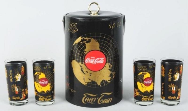 1960s Coca-Cola 14 Piece World Dish Set