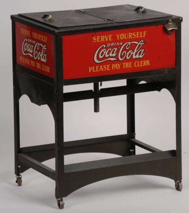 CocaCola Single Case Glascock Cooler Value & Price Guide
