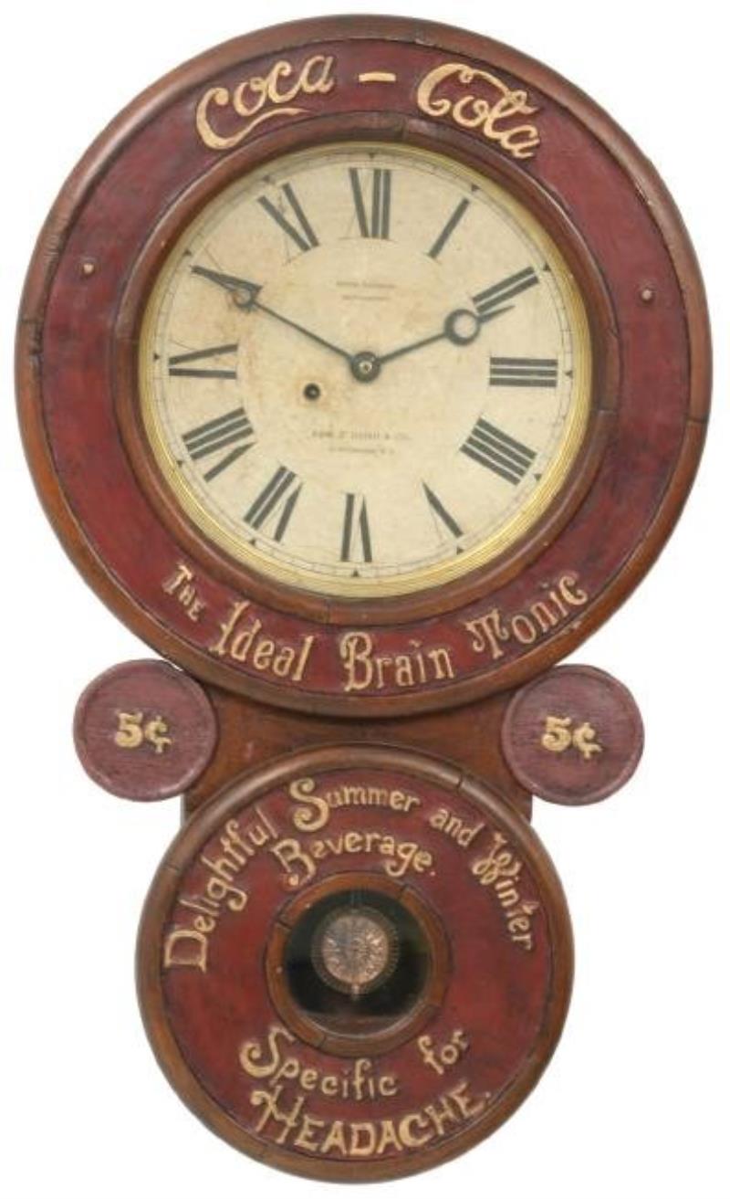 Extremely Rare Baird Coca-Cola Advertising Clock