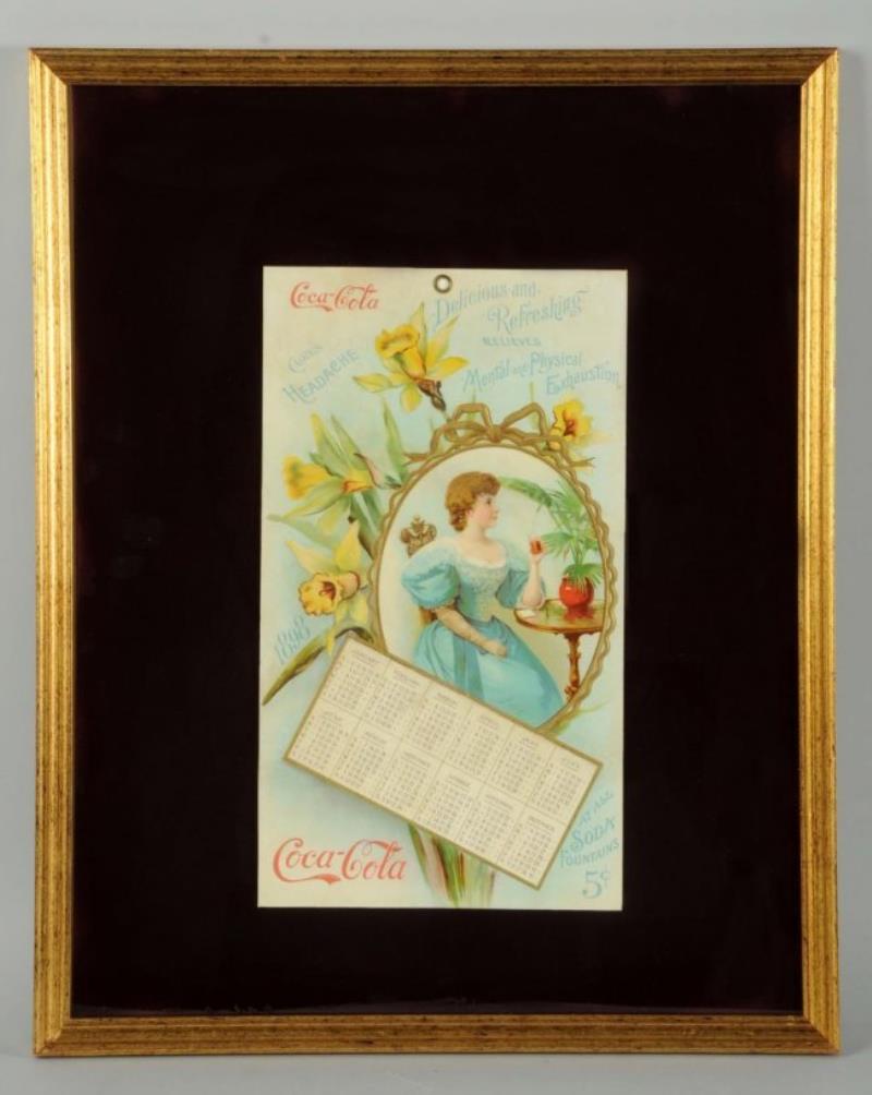 Very Rare 1898 Coca-Cola Calendar.
