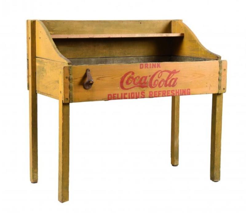 Early Primitive Coca-Cola Cooler.
