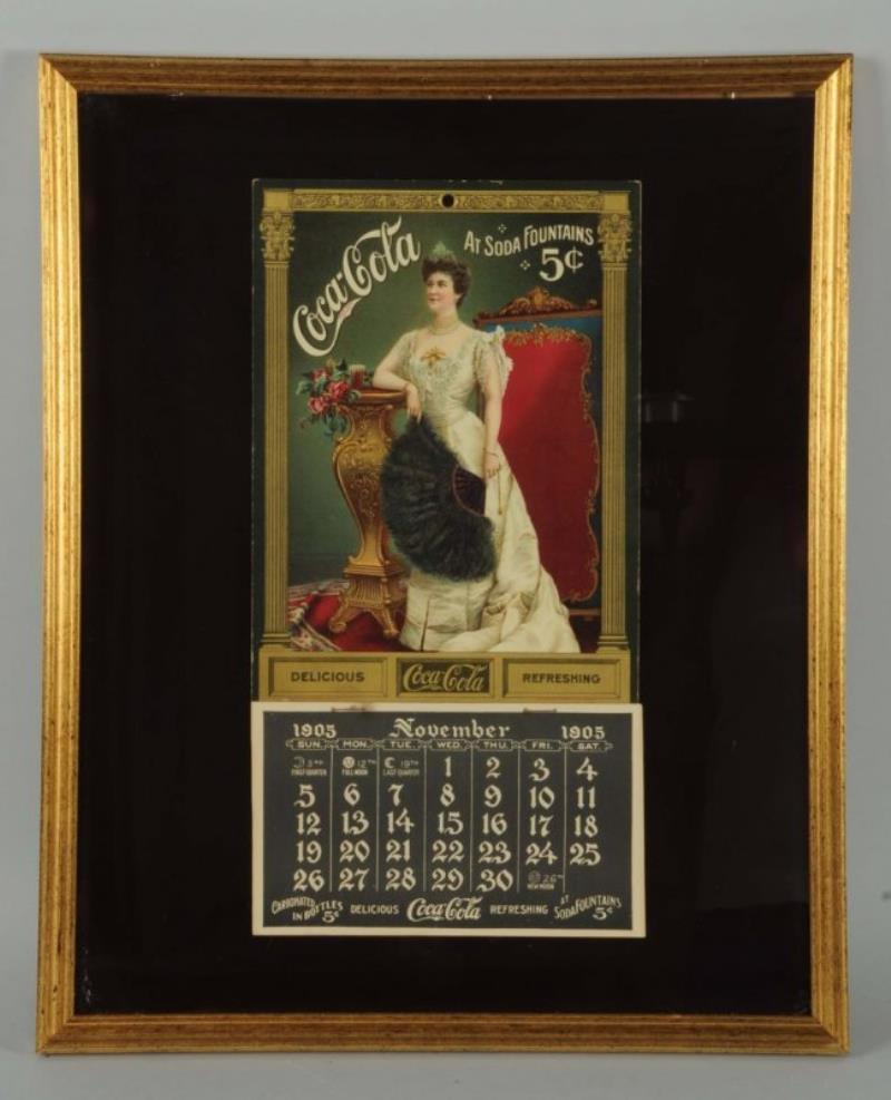 1905 Coca-Cola Framed Calendar