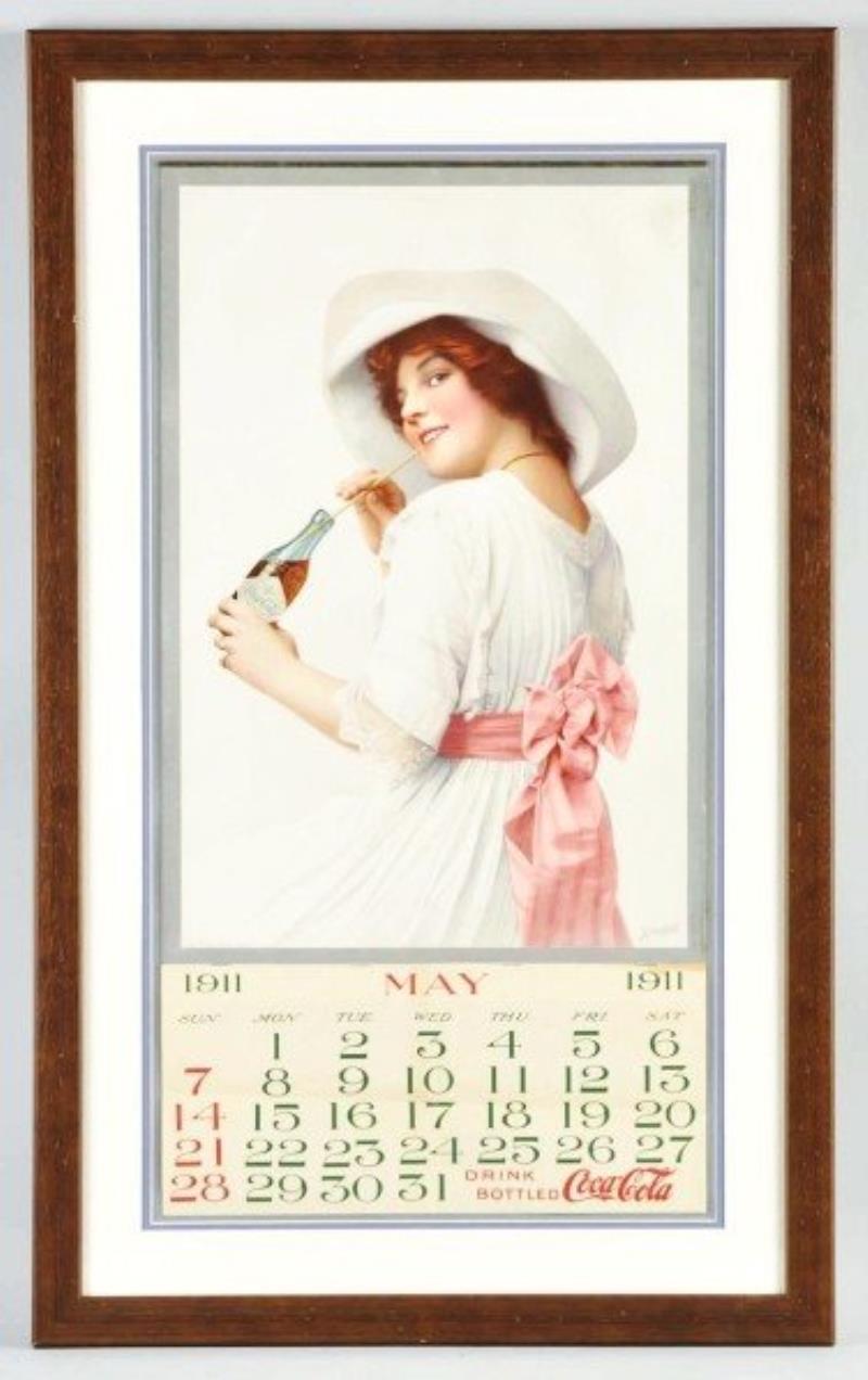 Rare & Beautiful 1911 Coca-Cola Calendar.