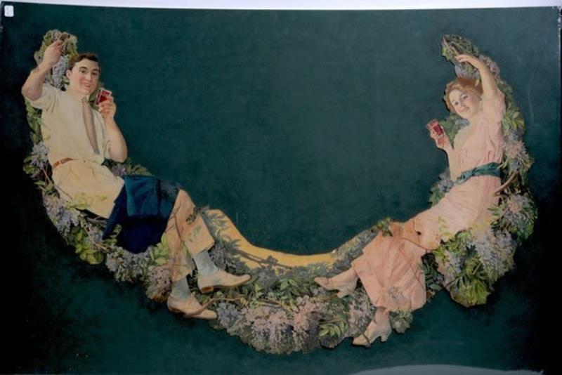 RARE AND UNUSUAL COCA-COLA CARDBOARD CUT-OUT