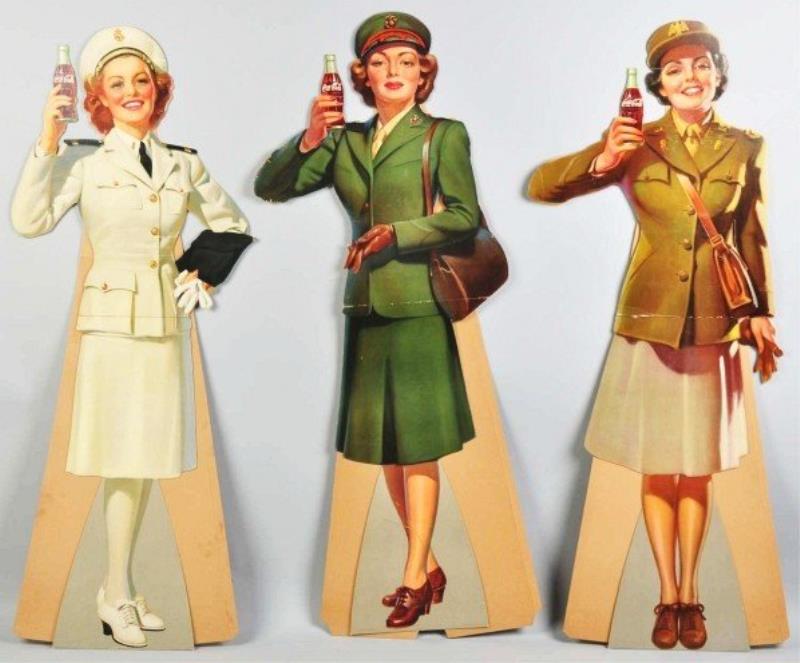 Life-Size Coca-Cola Service Women Cutouts