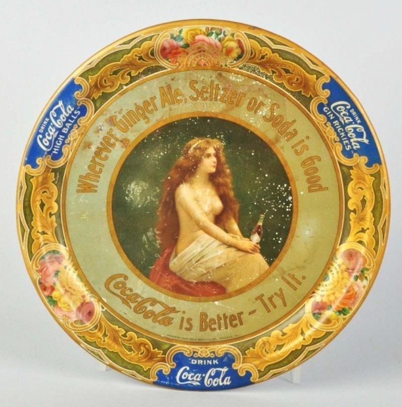 Circa 1908 Coca-Cola Topless Tray