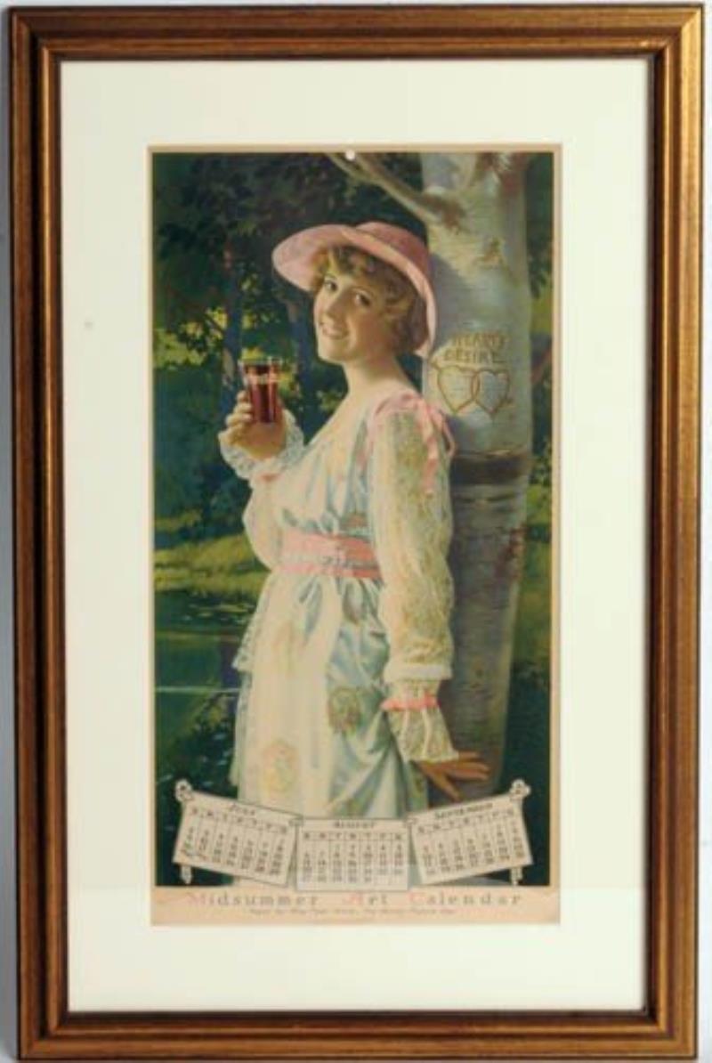 1916 COCA-COLA CALENDAR PEARL WHILE