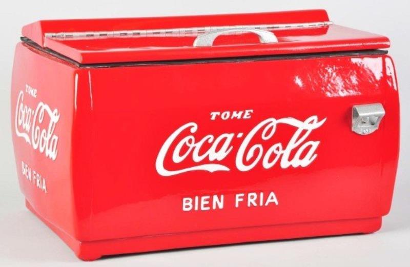 Unusual Spanish Coca-Cola Countertop Cooler.