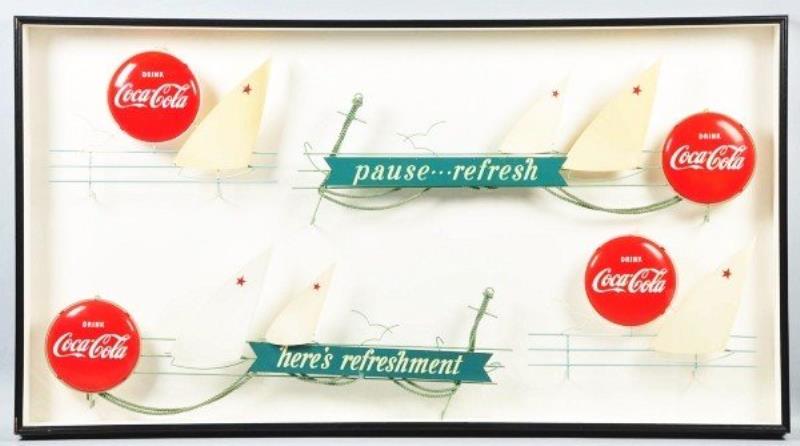 1940s - 1950s Coca-Cola Sailboats Festoon