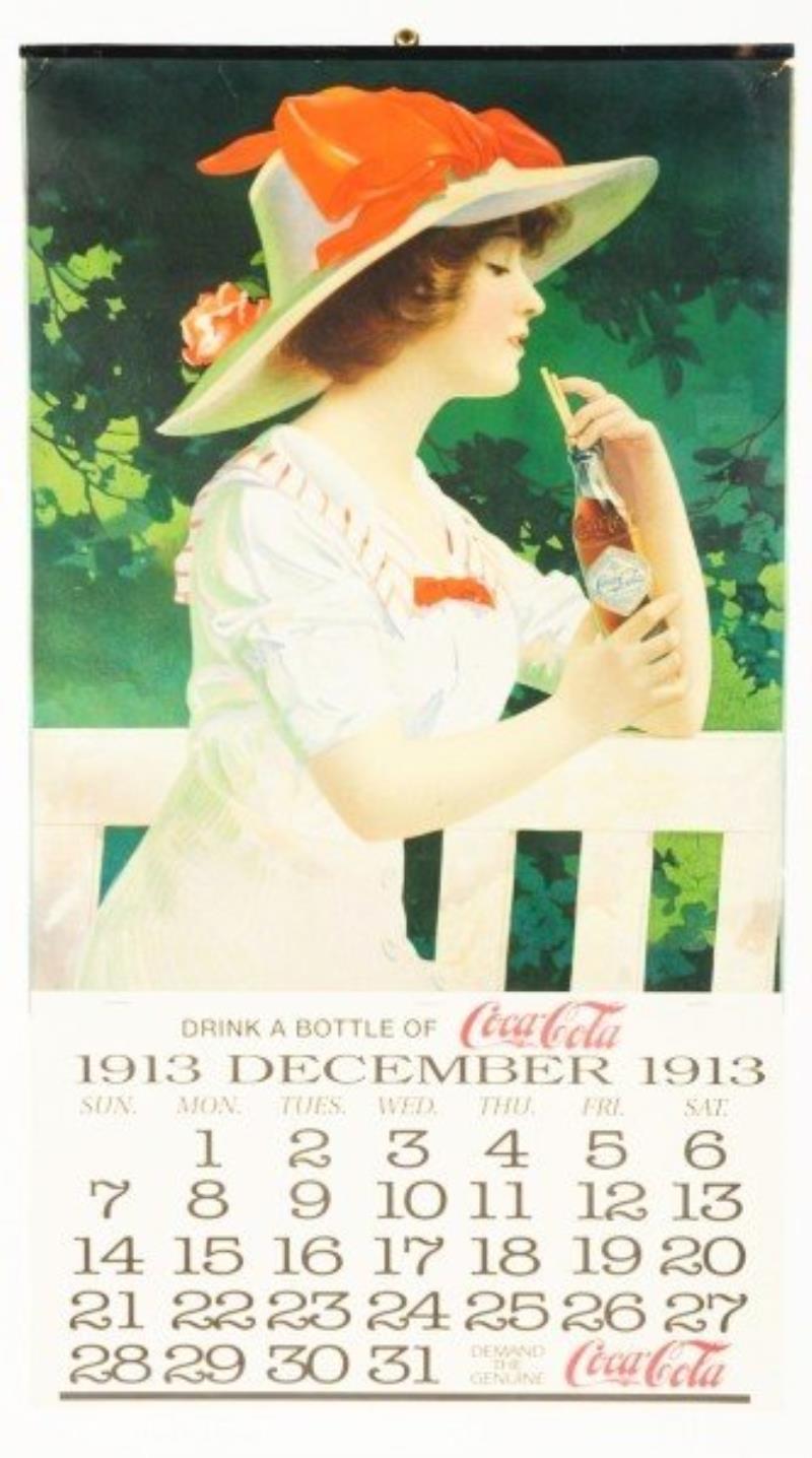 1913 Large Coca-Cola Calendar