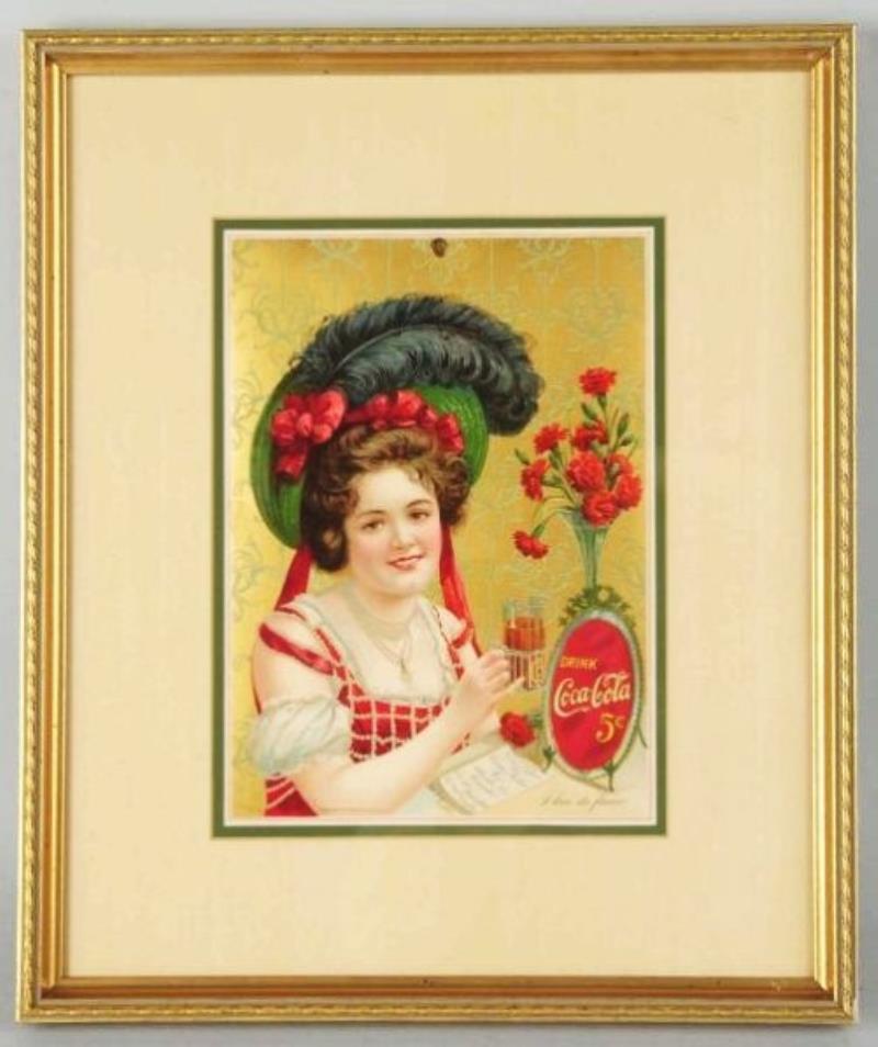 1902 Beautiful Coca-Cola Calendar Top