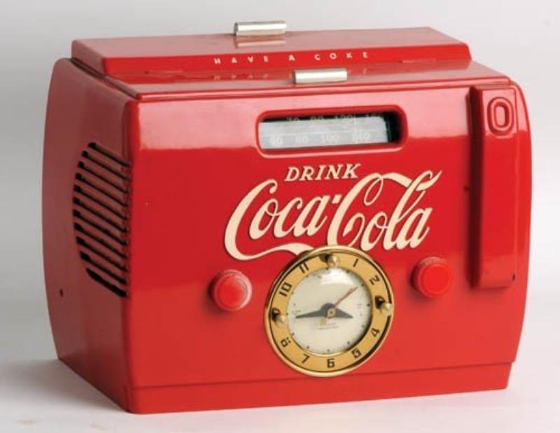1950's Coca-Cola Cooler clock radio