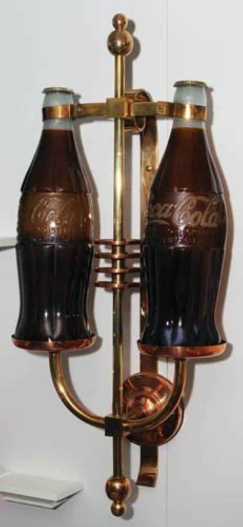 1930's Coca-Cola Double Bottle display