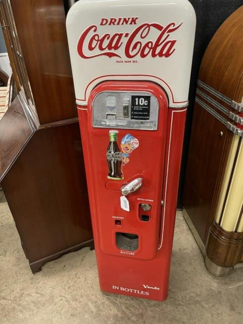 Restored Coca Cola Machine, Vendo Model #44