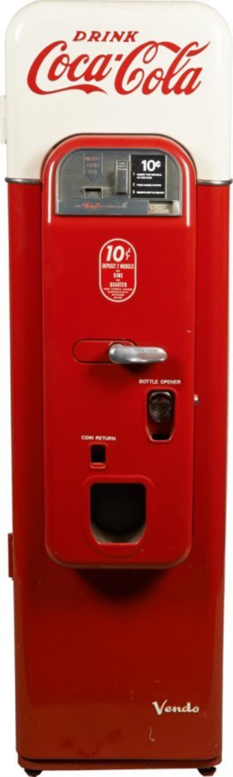 Coin-Op Vendo Model No 44 Coca Cola Bottle Vending
